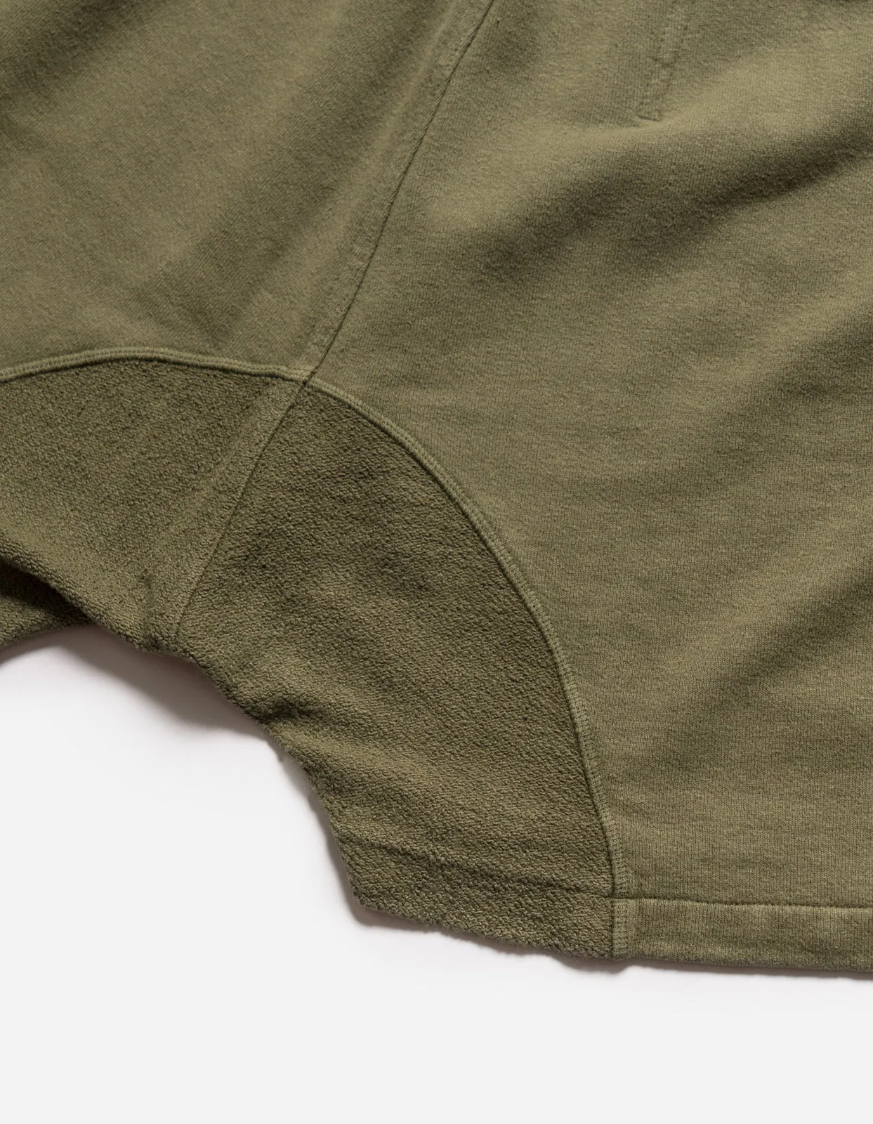 5004 Kesagiri Hemp Sweat Shorts Olive OG-107F