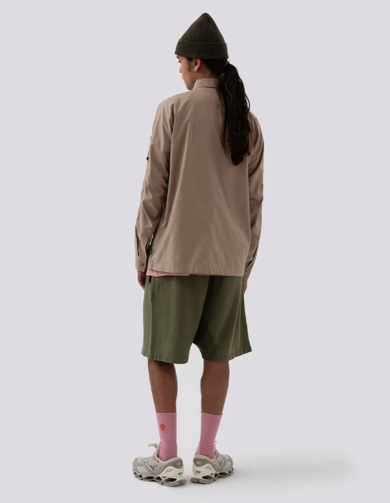 5004 Kesagiri Hemp Sweat Shorts Olive OG-107F