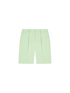 Archive Men's Cotton Tailored Shorts—pistachio