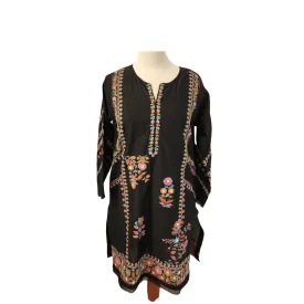 Azulie Black Embroidered Kurta | Brand New |