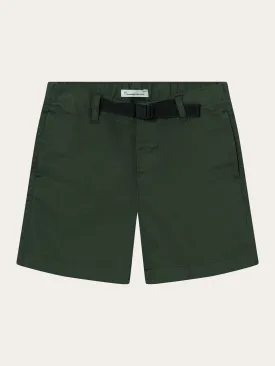 Baggy twill shorts belt details - Forrest Night