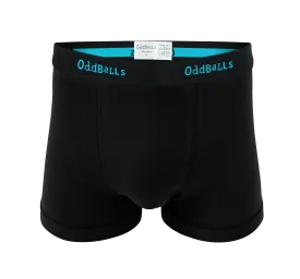 Black/Blue - Mens Boxer Shorts