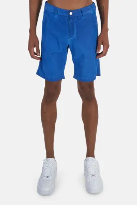 Blue Massimo Alba Velvet Bermuda Short