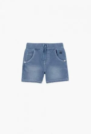 Boboli Fleece Bermuda Denim Shorts