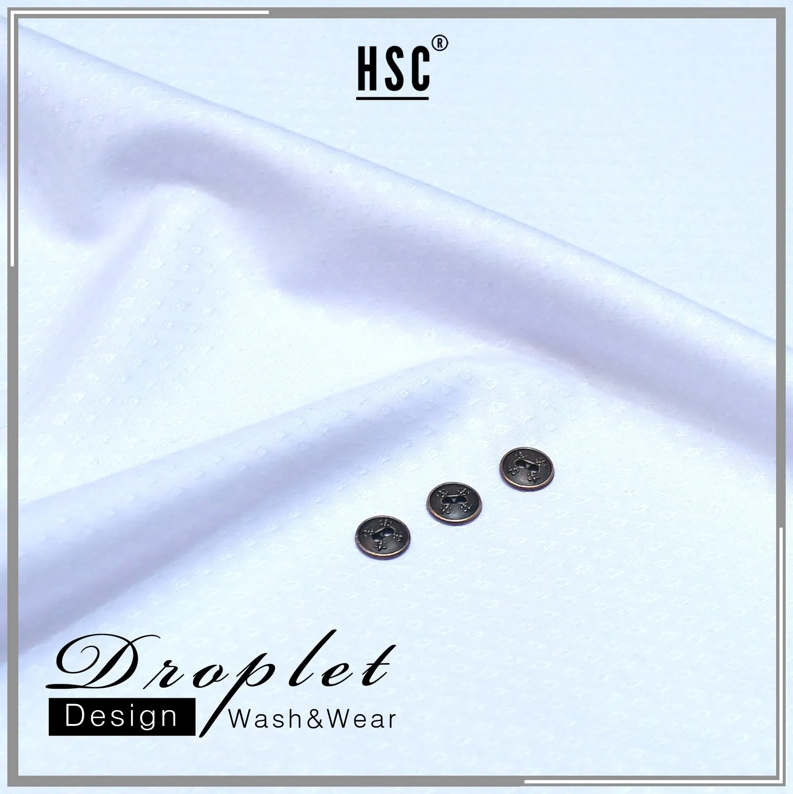 Buy 1 Get 1 Free Droplet Jacquard Design Wash&Wear - DDW7