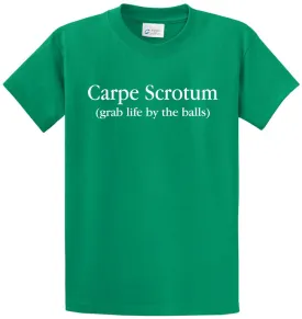 Carpe Scrotum Printed Tee Shirt