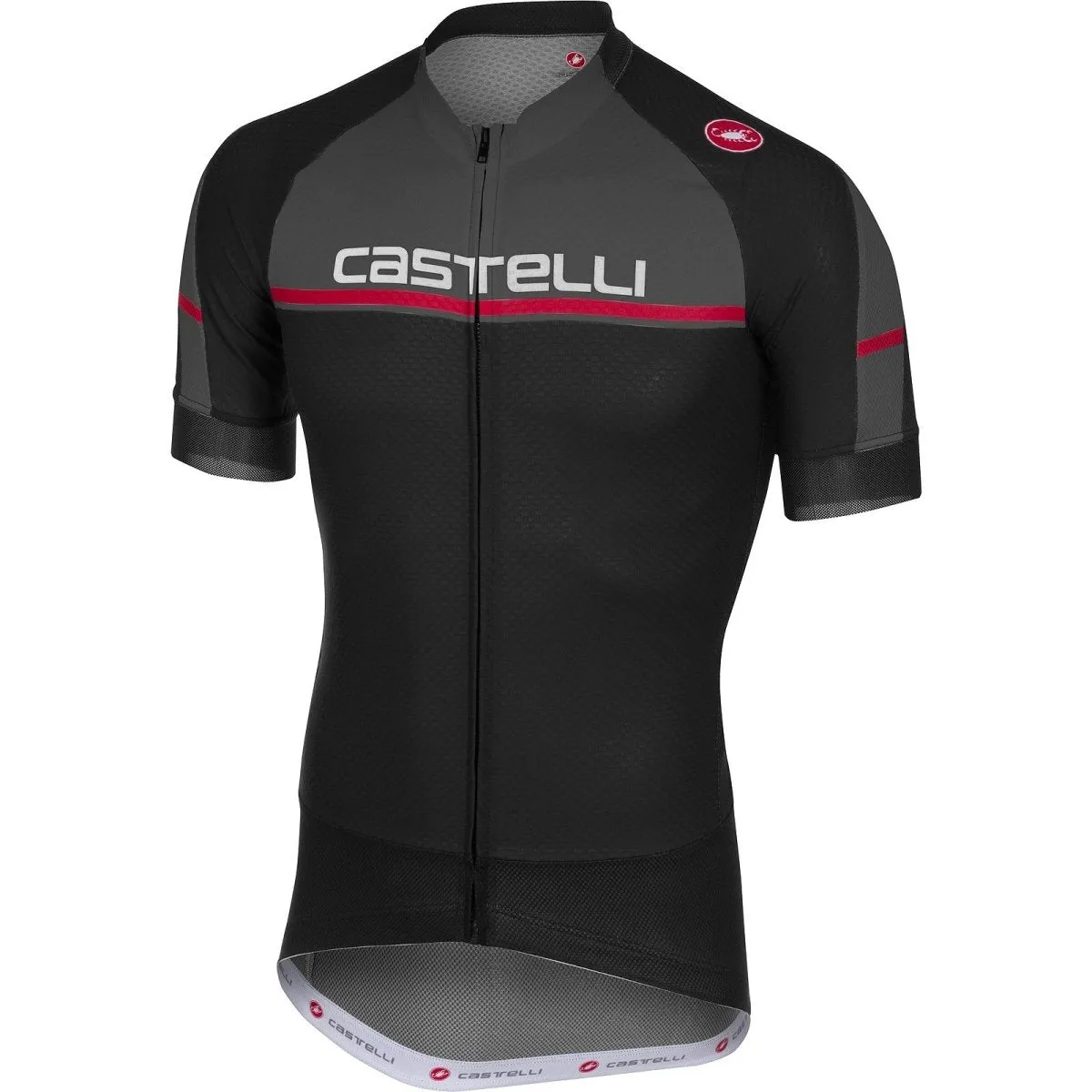 Castelli Distanza FZ Jersey - Black