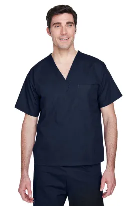 Dark Navy Harriton Adult Restore 4.9 oz. Scrub Top