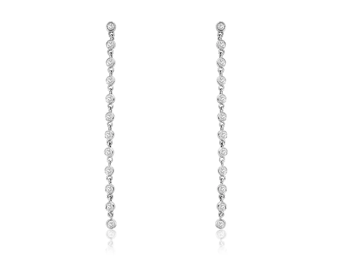 Diamond Dangle Design Earrings