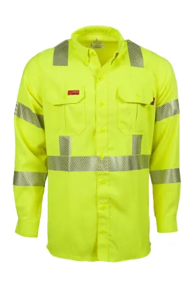 FR Modern Hi-Viz Uniform Shirt | Class 3 | 5oz. Tecasafe® One Inherent