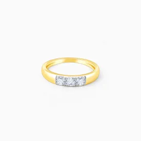 Gold Celestial Glow Diamond Ring