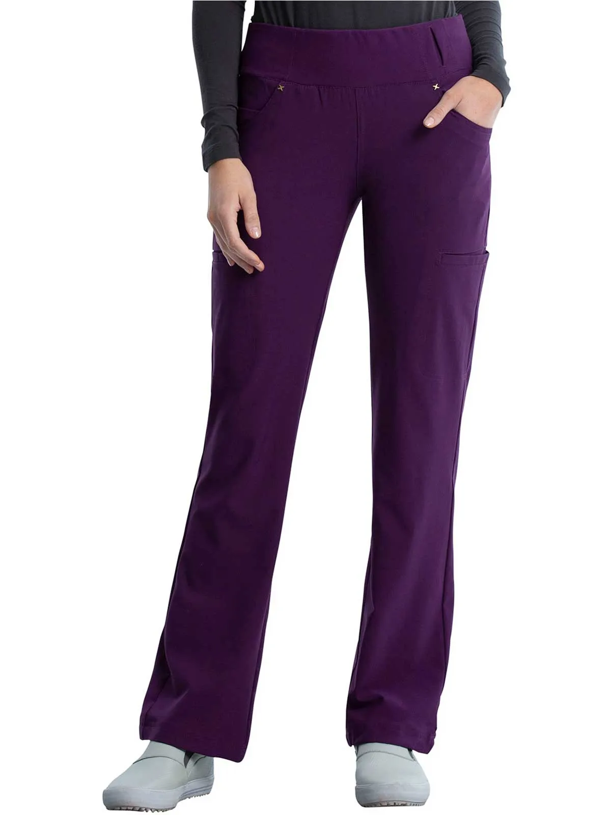 Iflex - Mid Rise Straight Leg Pull-on Pant (1)