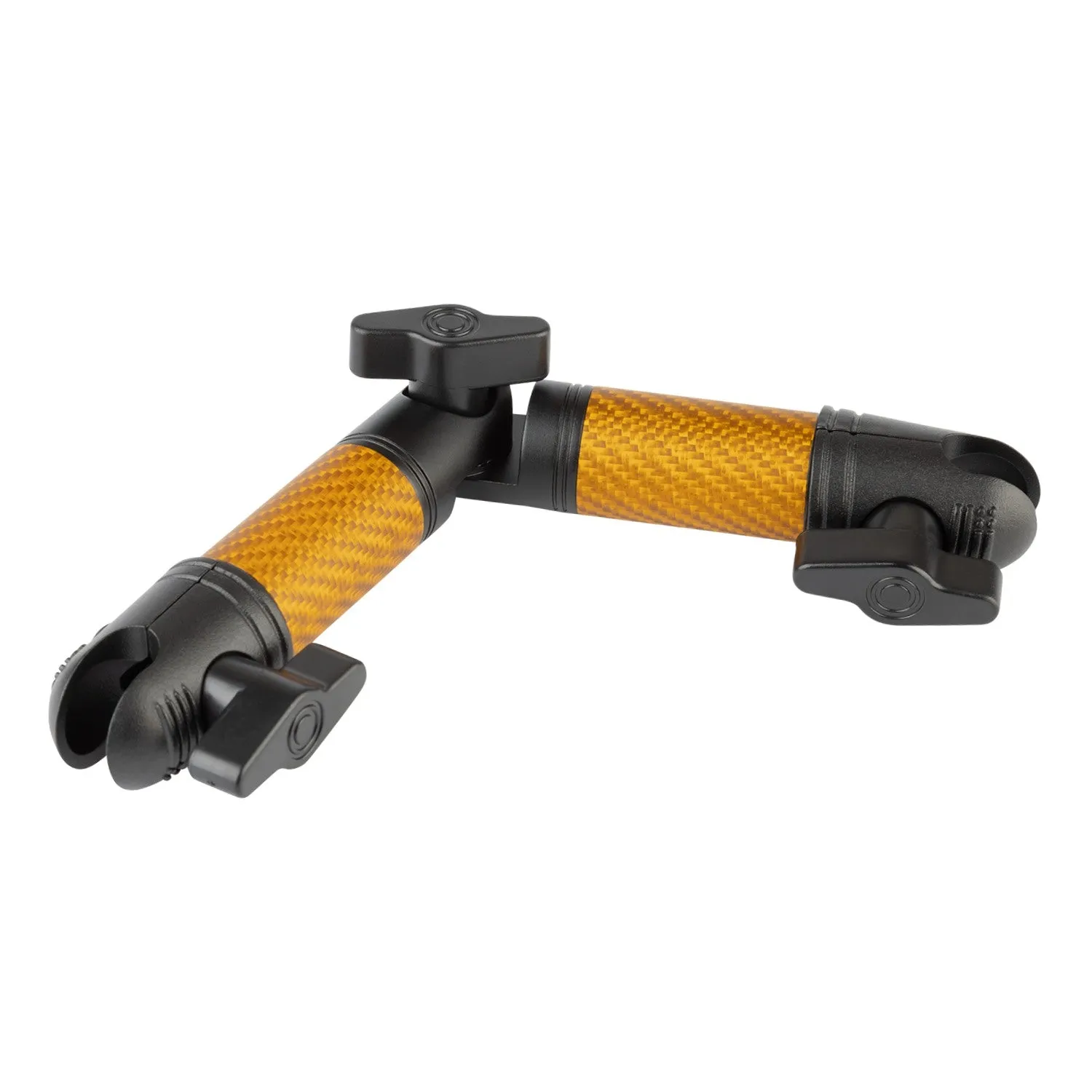 Matte Color Carbon Fiber Locking Adjustable Mounting Arms with Articulating Joint (various sizes)