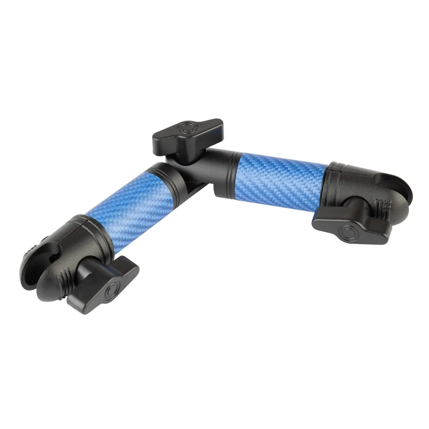 Matte Color Carbon Fiber Locking Adjustable Mounting Arms with Articulating Joint (various sizes)