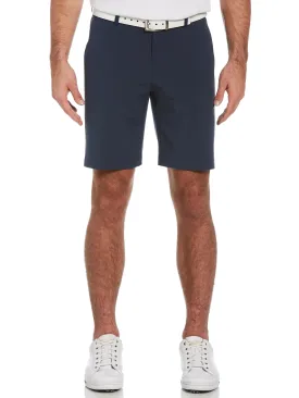 Men's Flat Front Horizontal Textured Golf Short