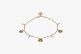 Monogram Bracelet - 22 Carat Gold Gilded