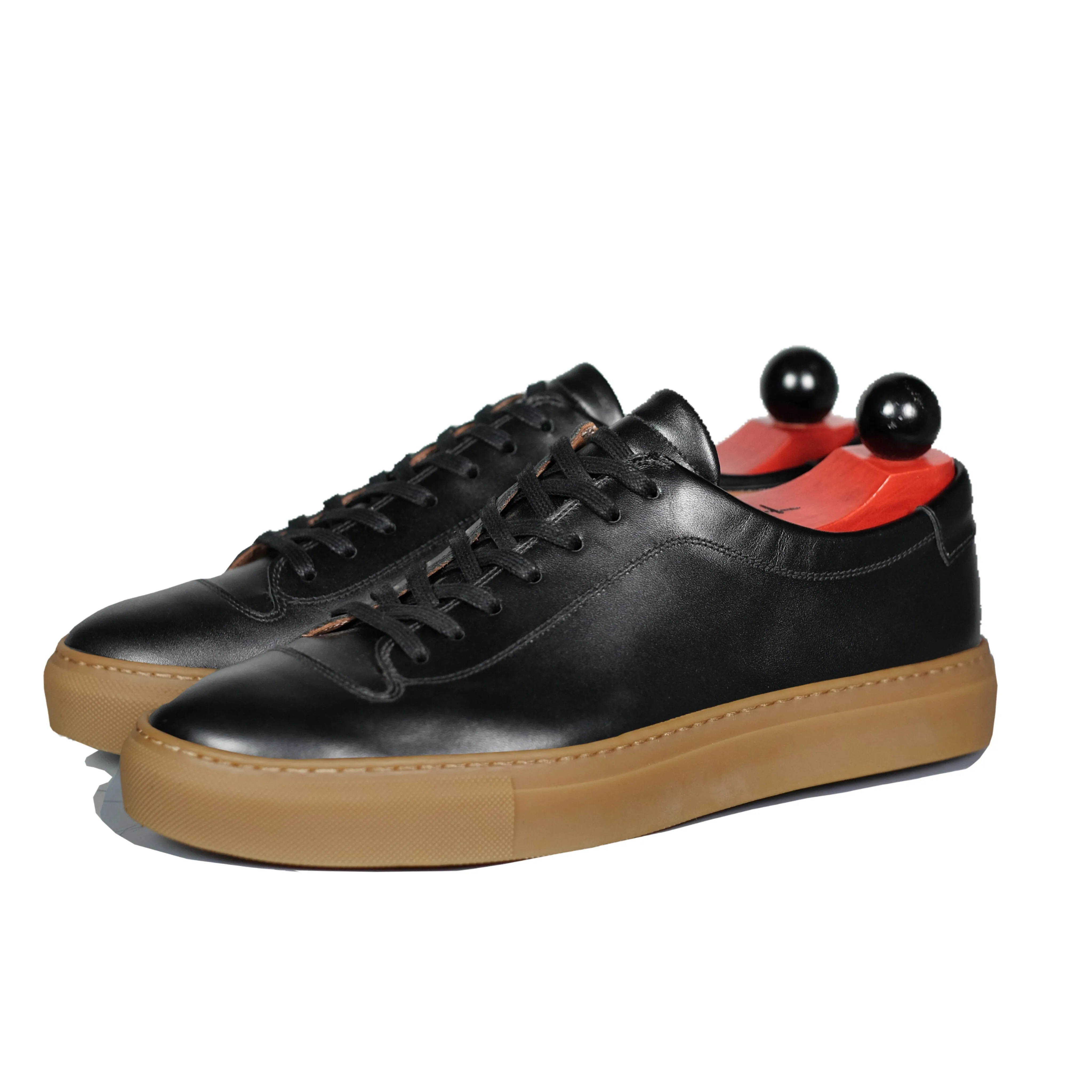 Olympia - MTO - Black Calf / Gum Sole