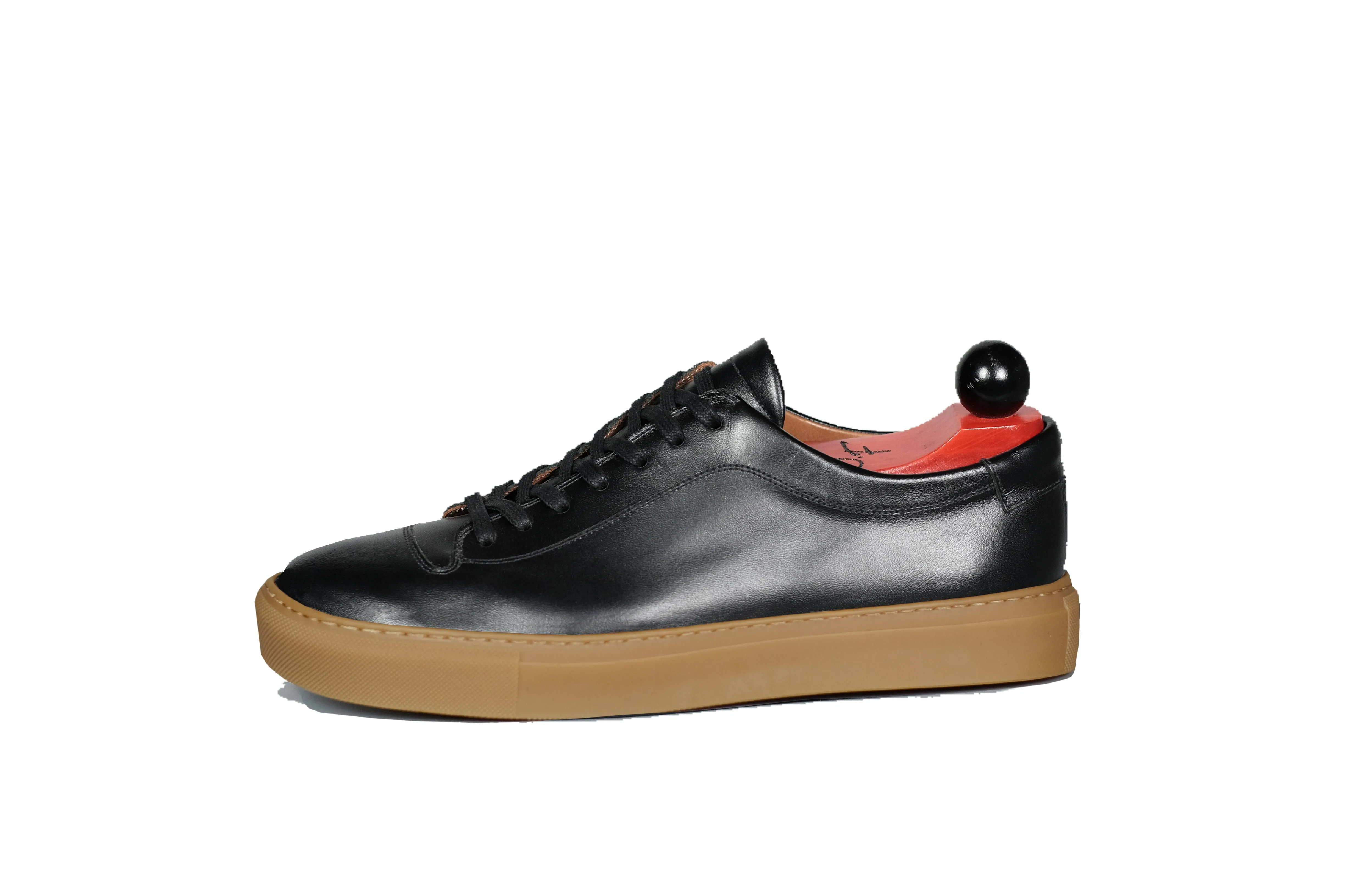 Olympia - MTO - Black Calf / Gum Sole