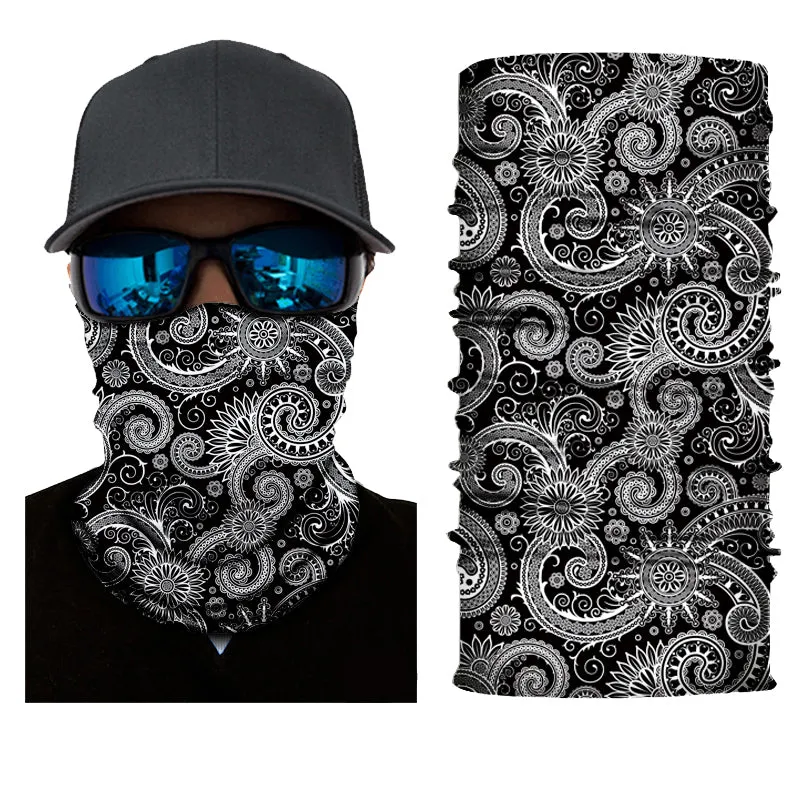 Paisley Design Sun Shield Neck Gaiter