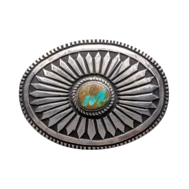 Royston Turquoise Belt Buckle | Elvira Bill