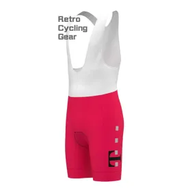 T Red Retro Bib Cycling Shorts