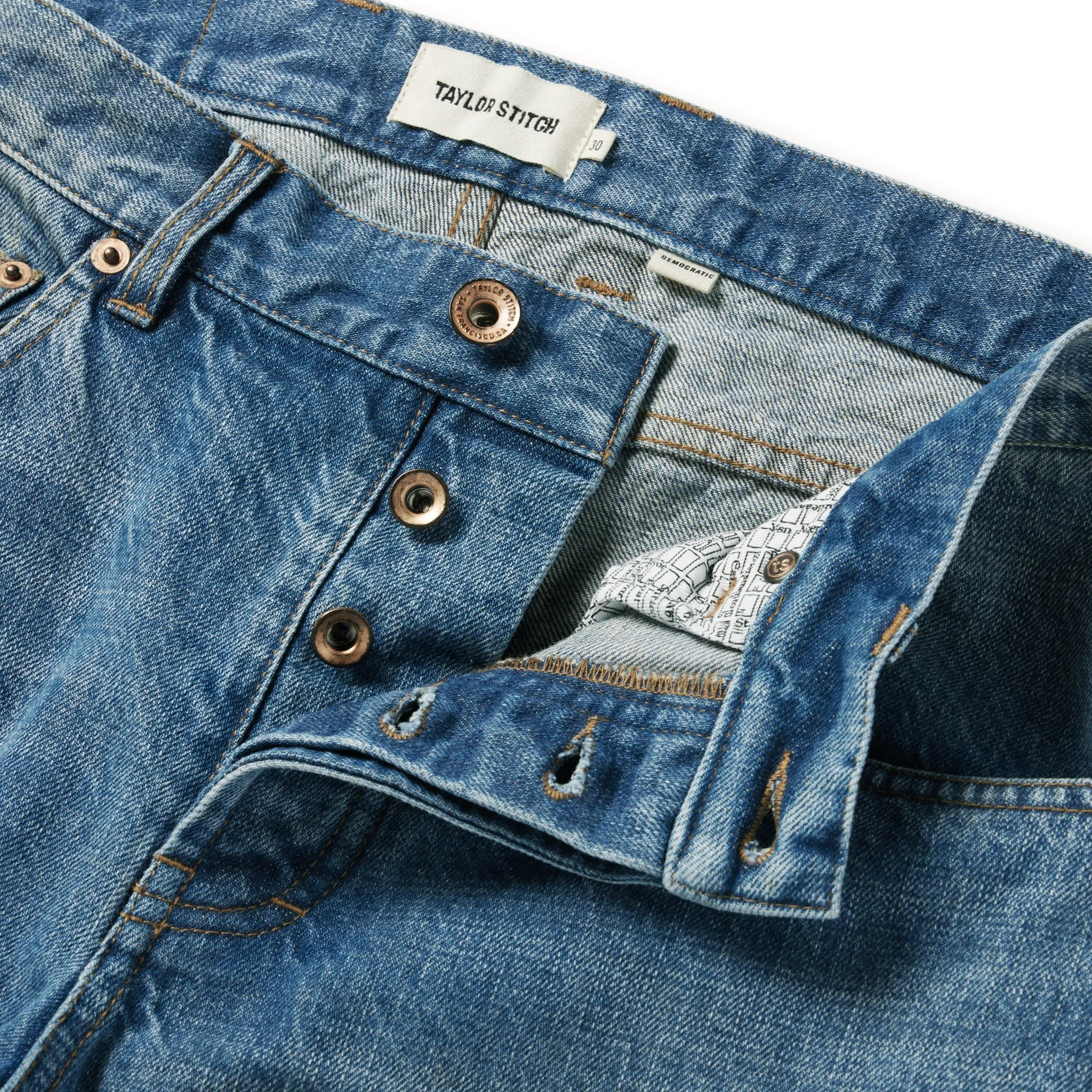 The Democratic Jean in Patch Wash Selvage