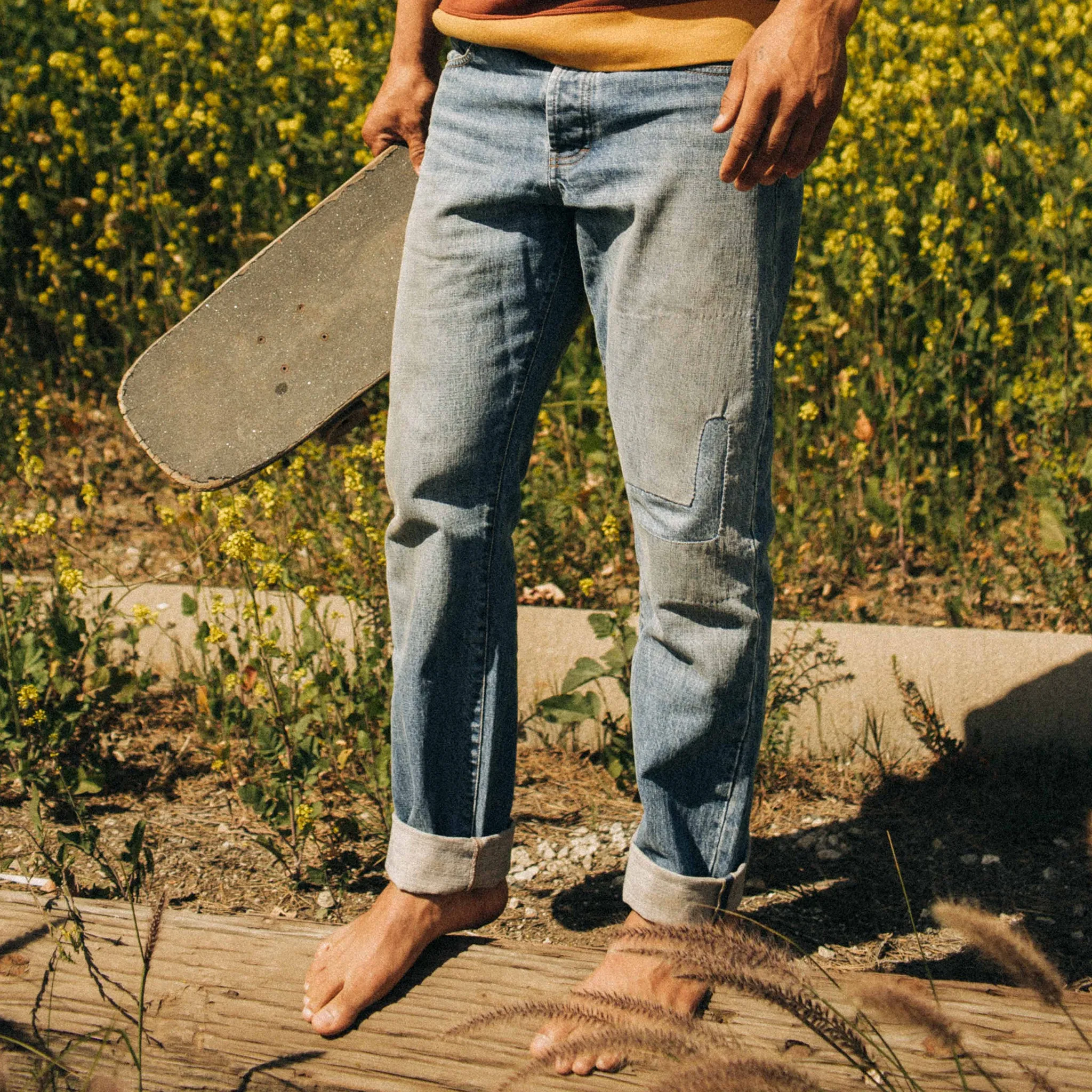 The Democratic Jean in Patch Wash Selvage