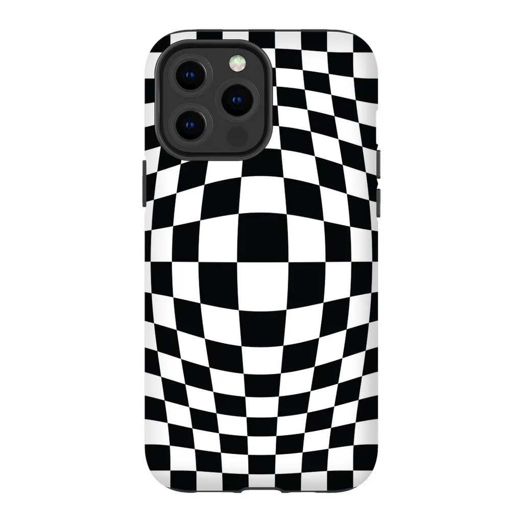 Warp Check Phone Case